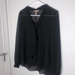 Sheer Black Blouse